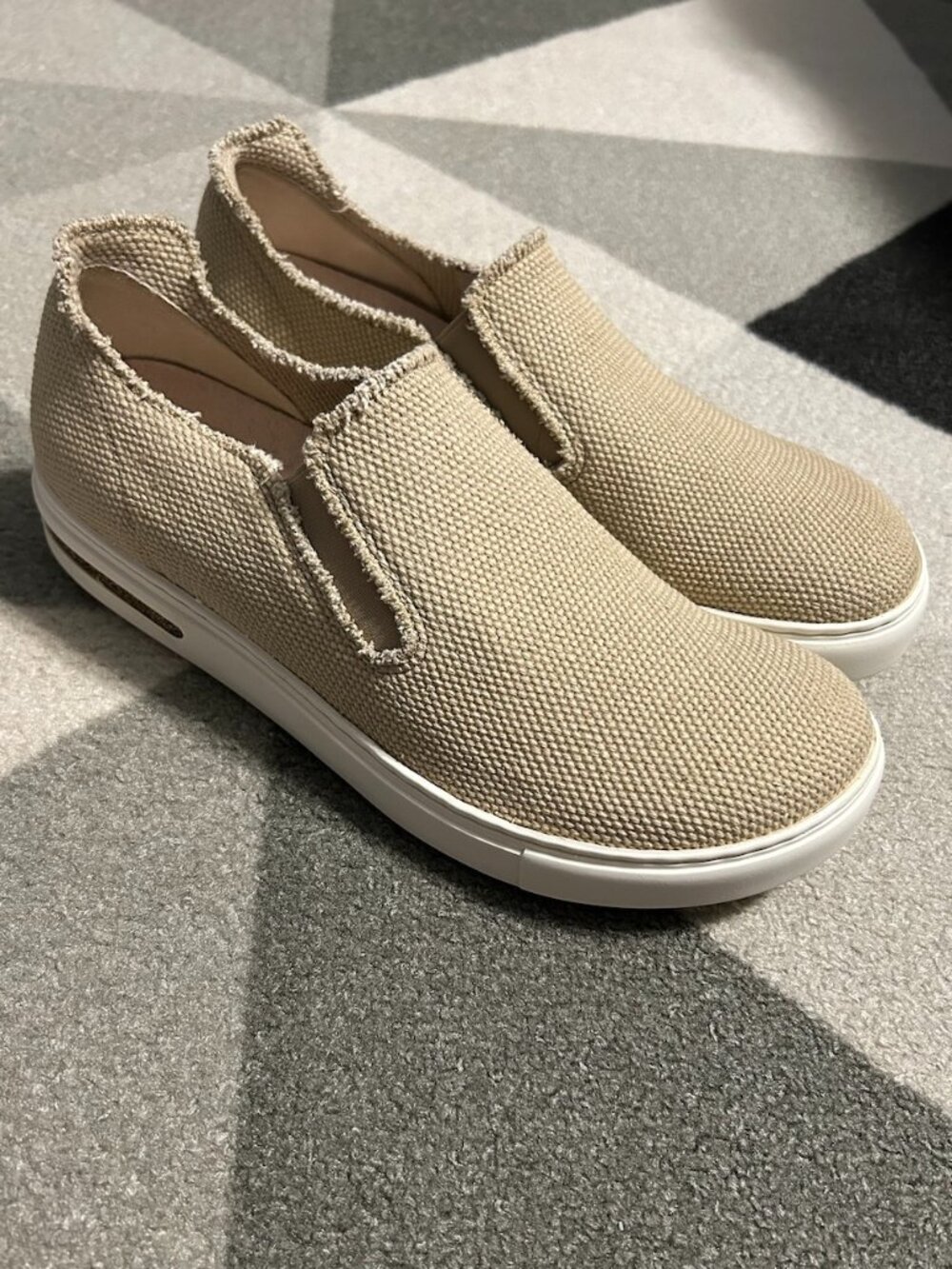 Birkenstock Bend Decon Slip On Textile Shoes Sandcastle EU 41/Men's 8/Women's 10